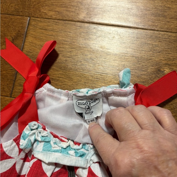 Mudpie dress size 0-6 months spring summer - Picture 3 of 4
